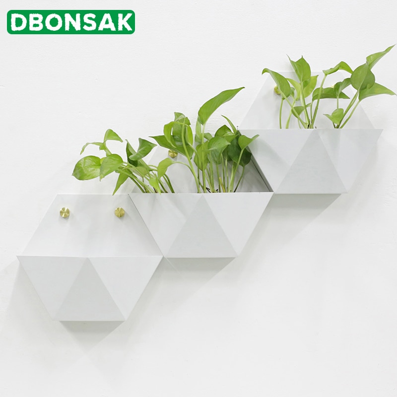 Geometric Plant Pot Wall Mount Planter Geometric Plant Pot Wall Mount Planter