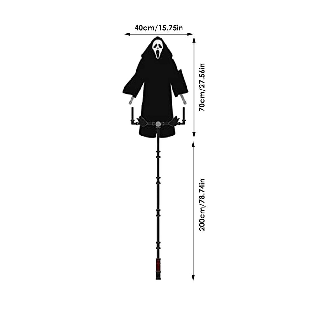 Ghost Face Scarecrow Halloween Decoration