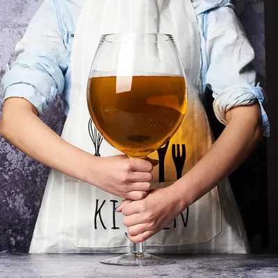 Giant Wine Glass and Beer Mug Combo – 3000ML Extra Large for Parties, Birthdays, Weddings