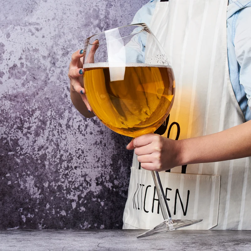 Giant Wine Glass and Beer Mug Combo – 3000ML Extra Large for Parties, Birthdays, Weddings