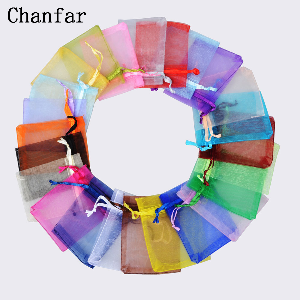 Gift Storage Organza Drawstring Bags (50Pcs)