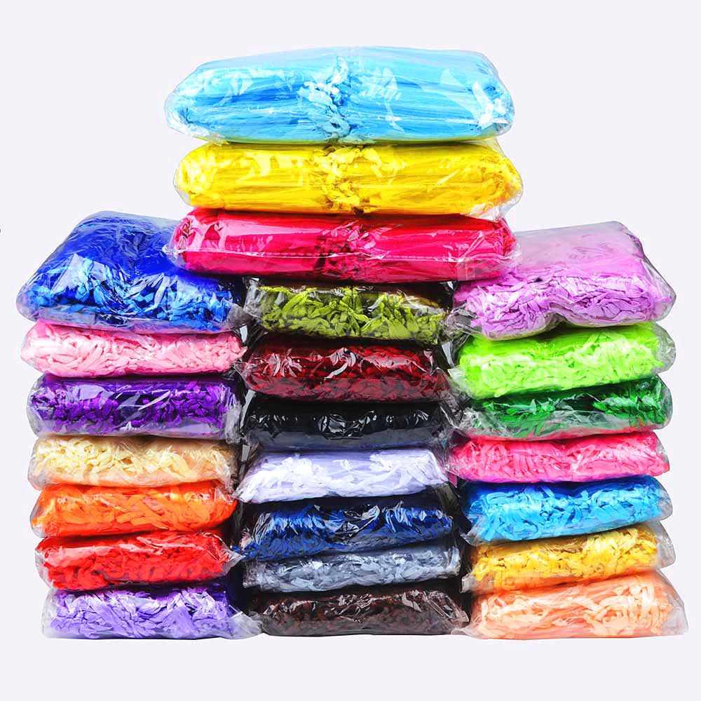 Gift Storage Organza Drawstring Bags (50Pcs)