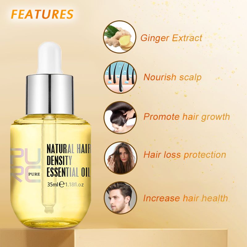 Ginger Hair Growth Products Prevent Hair Loss Essential Oil Fast Growing Scalp Treatment Beauty Health for Men Women Ginger Hair Growth Products Prevent Hair Loss Essential Oil Fast Growing Scalp Treatment Beauty Health for Men Women