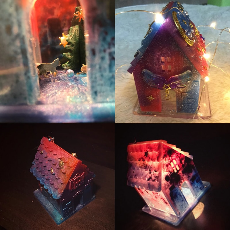 Gingerbread House Mold Silicone Set (2pcs) Gingerbread House Mold Silicone Set (2pcs)