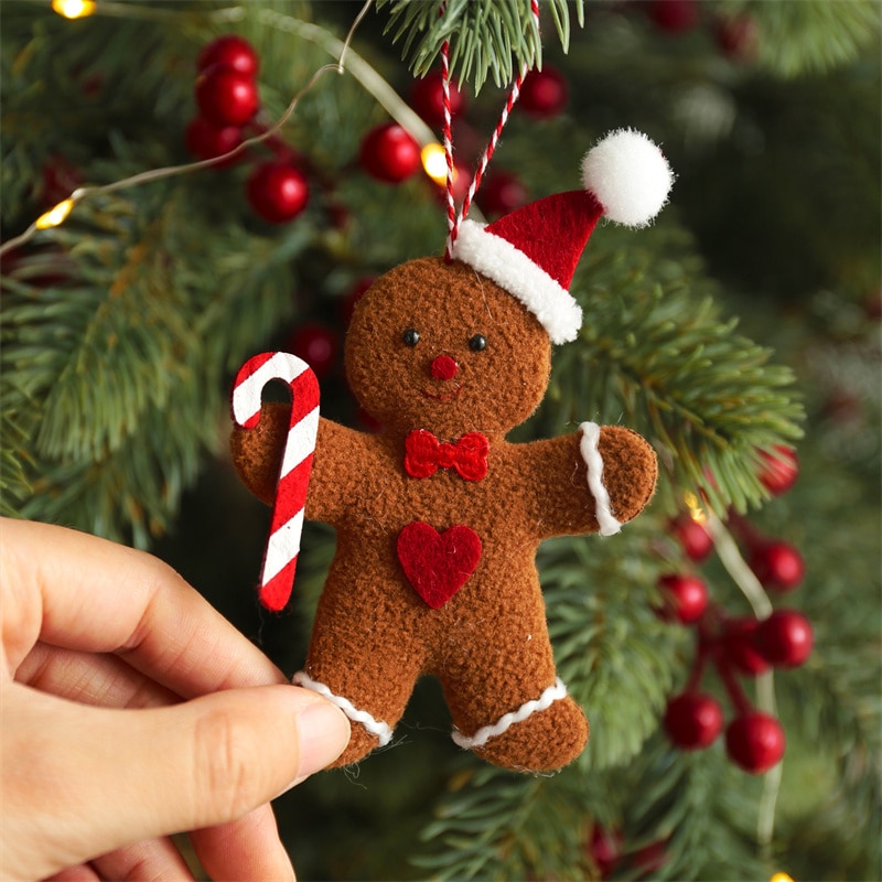 Gingerbread Man Tree Decorations (3pcs)