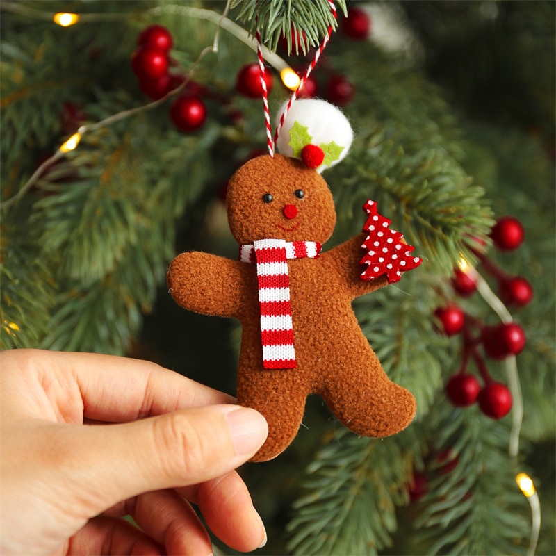 Gingerbread Man Tree Decorations (3pcs) Gingerbread Man Tree Decorations (3pcs)