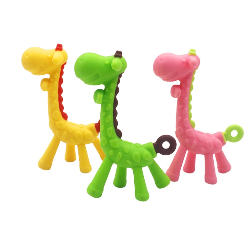 Giraffe Teether Silicone Teething Toy Giraffe Teether Silicone Teething Toy