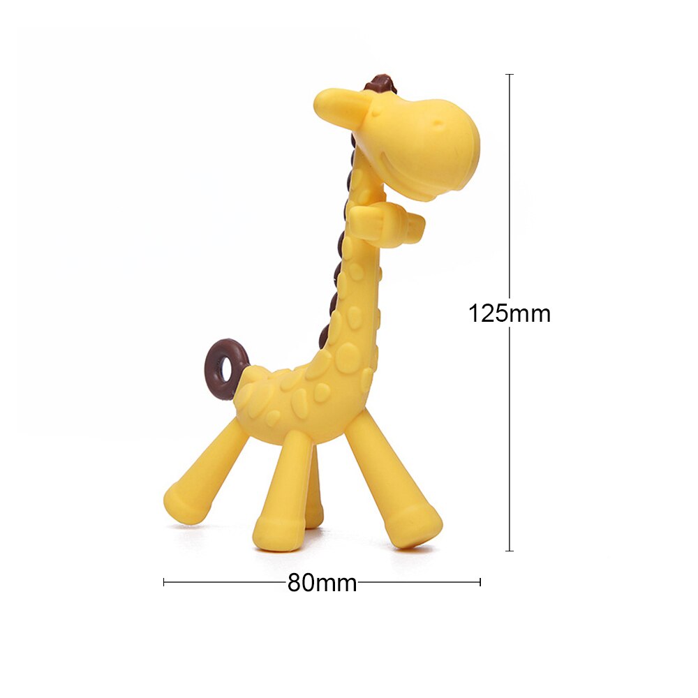 Giraffe Teething Toy Pacifier Chain Accessory Giraffe Teething Toy Pacifier Chain Accessory