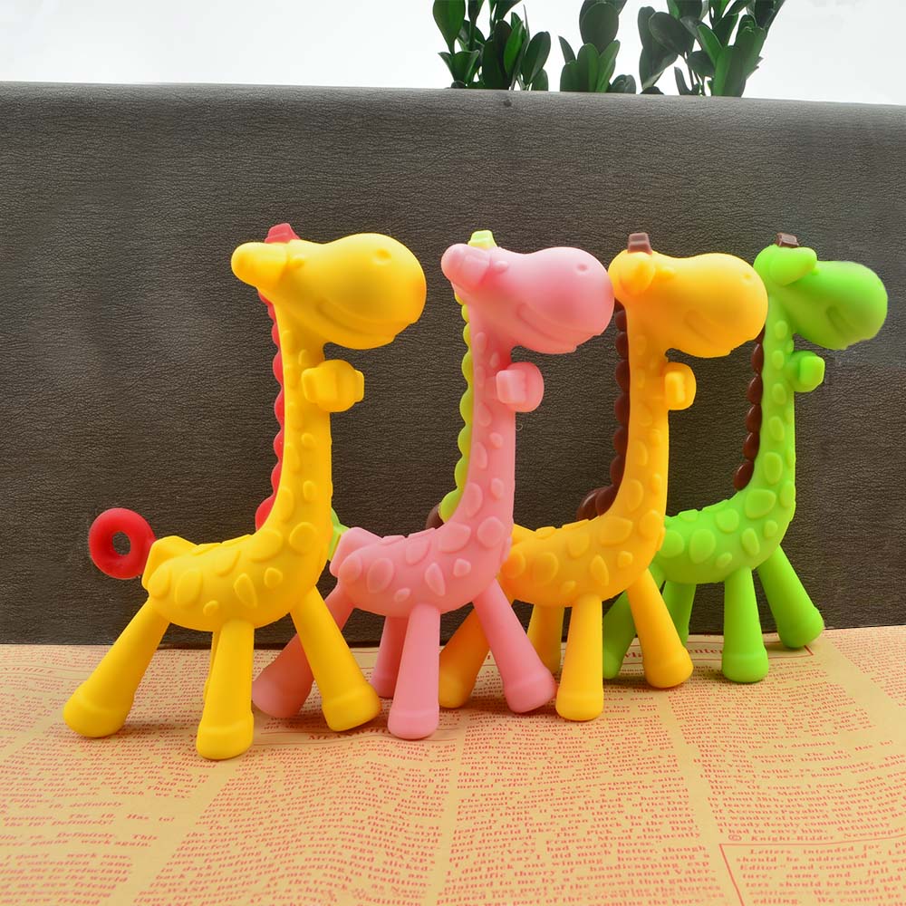 Giraffe Teething Toy Pacifier Chain Accessory Giraffe Teething Toy Pacifier Chain Accessory