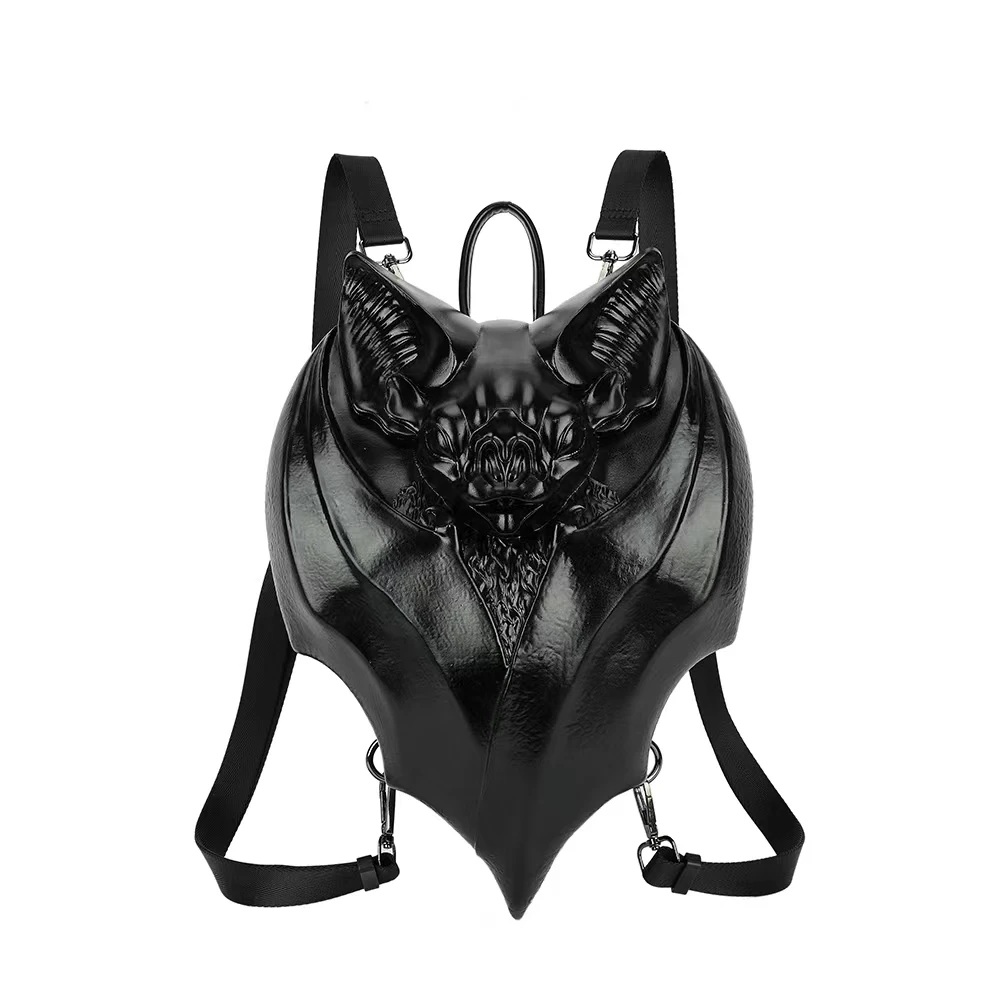 Girl Gothic Black Bat Shaped Halloween Backpack Handbag High Quality Bags Girl Gothic Black Bat Shaped Halloween Backpack Handbag High Quality Bags