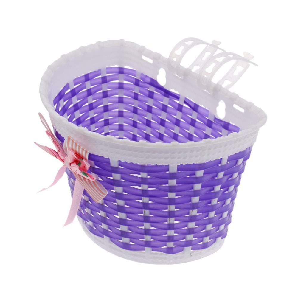 Girls Bike Basket with Bike Streamers Tassel Girls Bike Basket with Bike Streamers Tassel