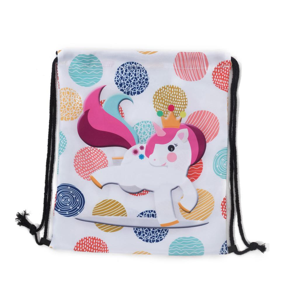 Girls Drawstring Bag Cute Printed Bag Girls Drawstring Bag Cute Printed Bag