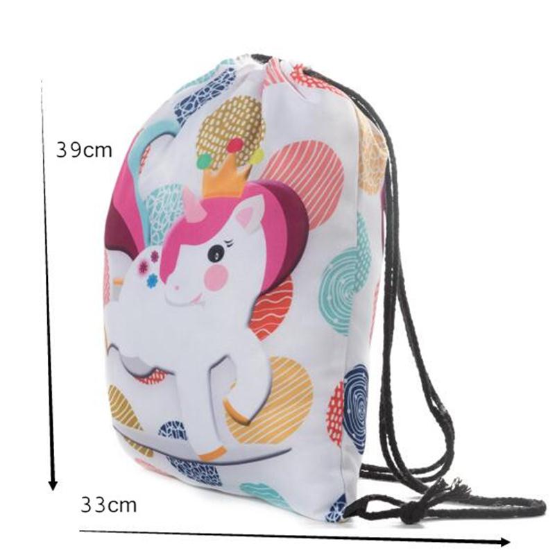 Girls Drawstring Bag Cute Printed Bag Girls Drawstring Bag Cute Printed Bag