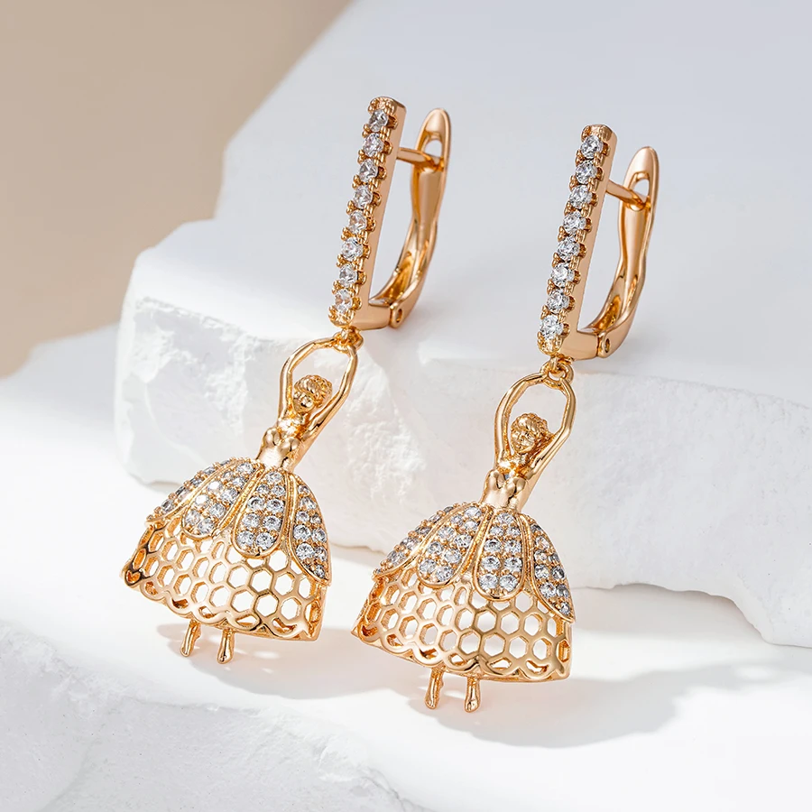 Girls Fashionable Ballerina Earrings Girls Fashionable Ballerina Earrings