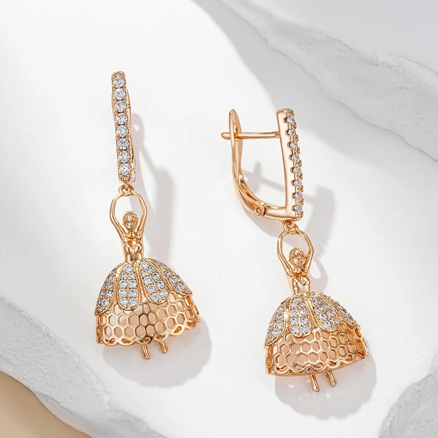 Girls Fashionable Ballerina Earrings Girls Fashionable Ballerina Earrings