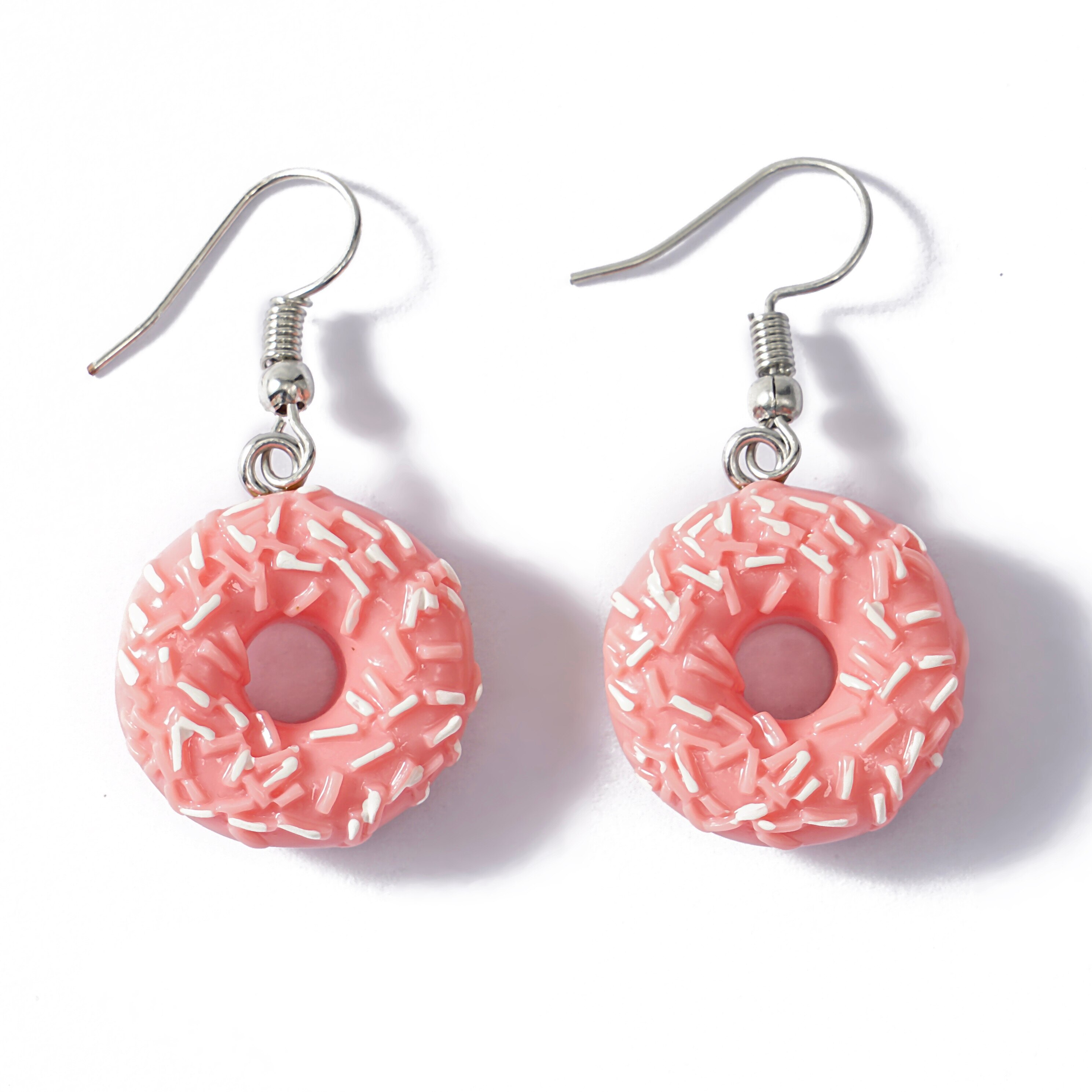 Girls Fashionable Dangle Donut Earrings Girls Fashionable Dangle Donut Earrings