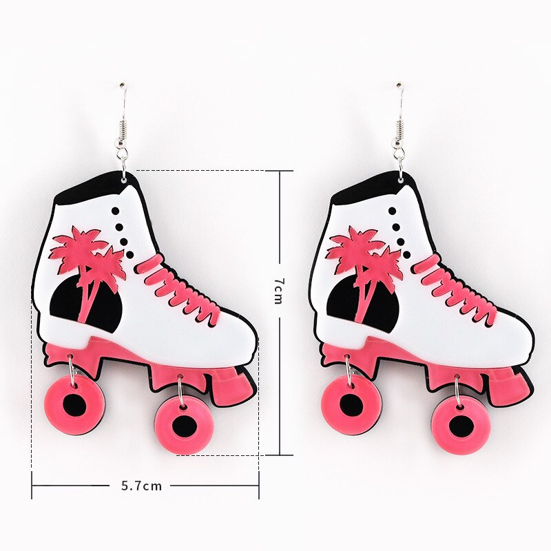 Girls Fashionable Roller Skate Earrings Girls Fashionable Roller Skate Earrings