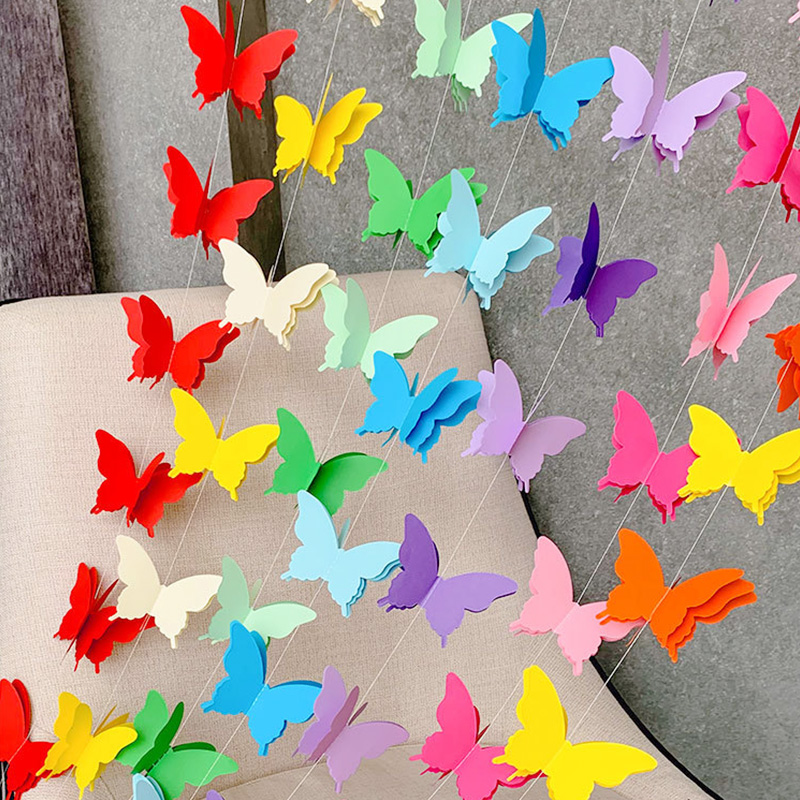 Girls Hanging Decoration Butterfly Garland