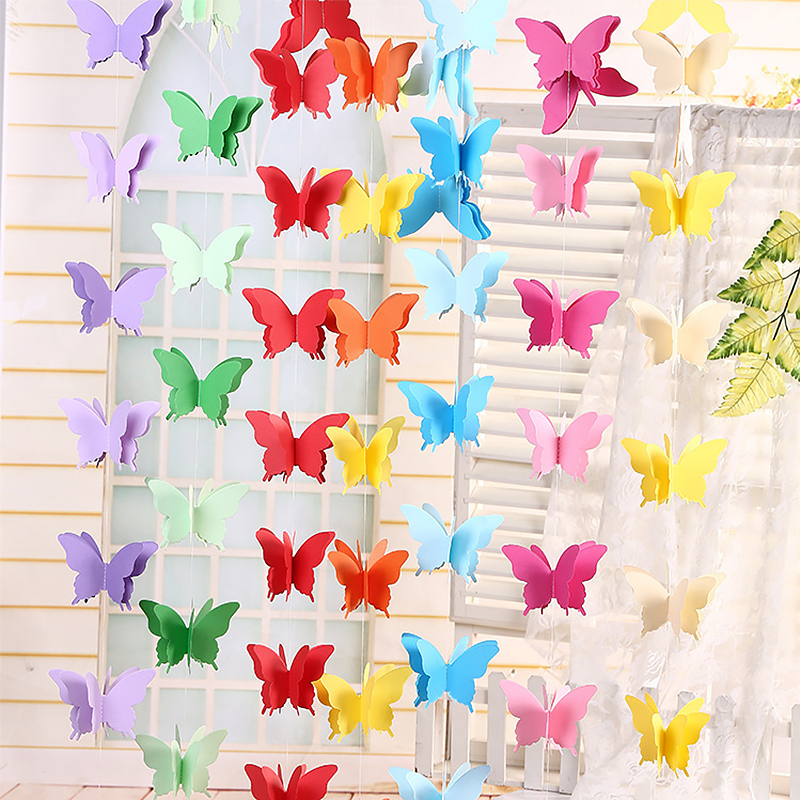 Girls Hanging Decoration Butterfly Garland
