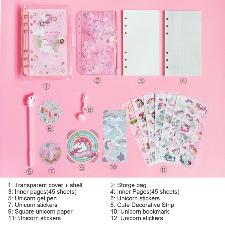 Girls Journal A6 Spiral Notebook