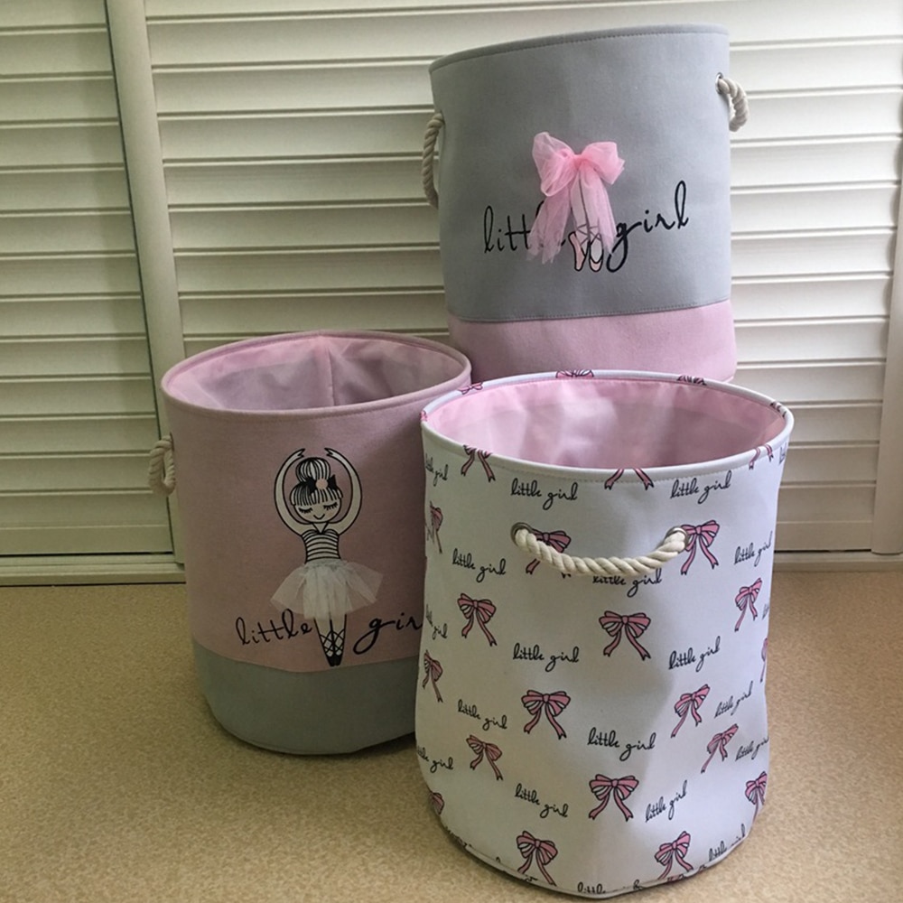 Girls Laundry Hamper Storage Container