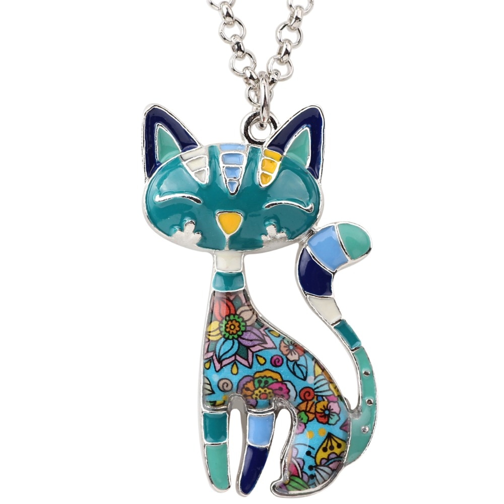 Girls Lovely Cat Pendant Necklace Girls Lovely Cat Pendant Necklace