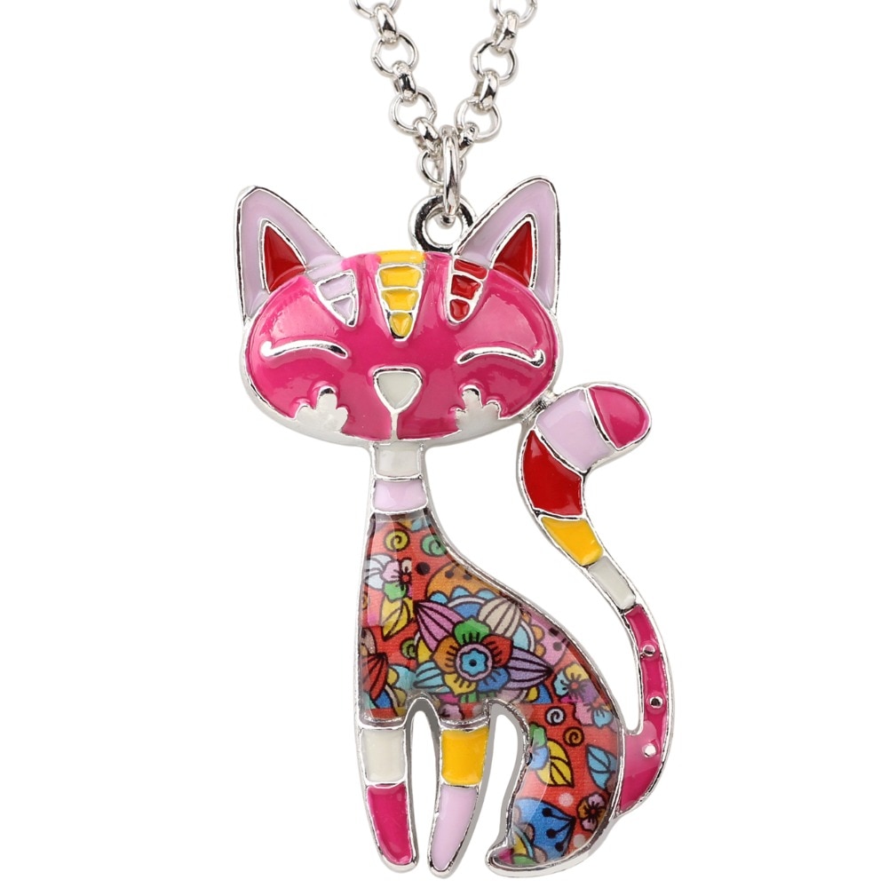 Girls Lovely Cat Pendant Necklace Girls Lovely Cat Pendant Necklace