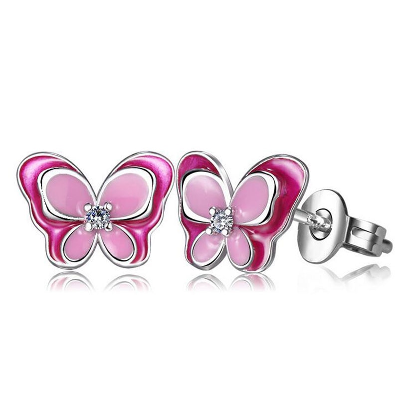 Girls Stud Earrings Butterfly Design Girls Stud Earrings Butterfly Design