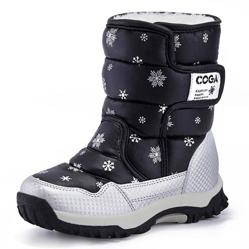 Girls Waterproof Snow Boots With Plush Lining Girls Waterproof Snow Boots With Plush Lining