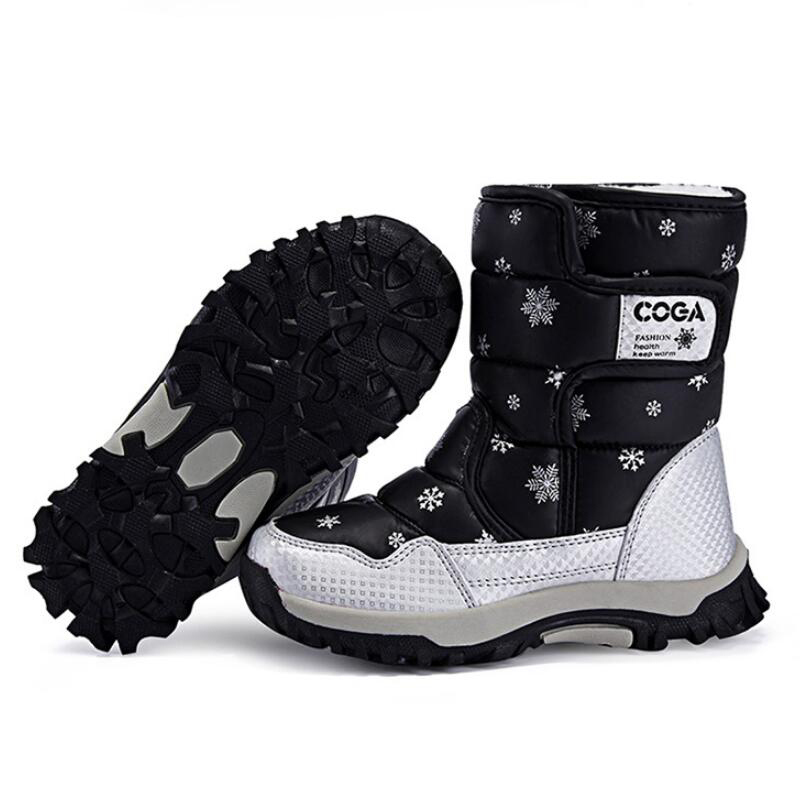 Girls Waterproof Snow Boots With Plush Lining Girls Waterproof Snow Boots With Plush Lining