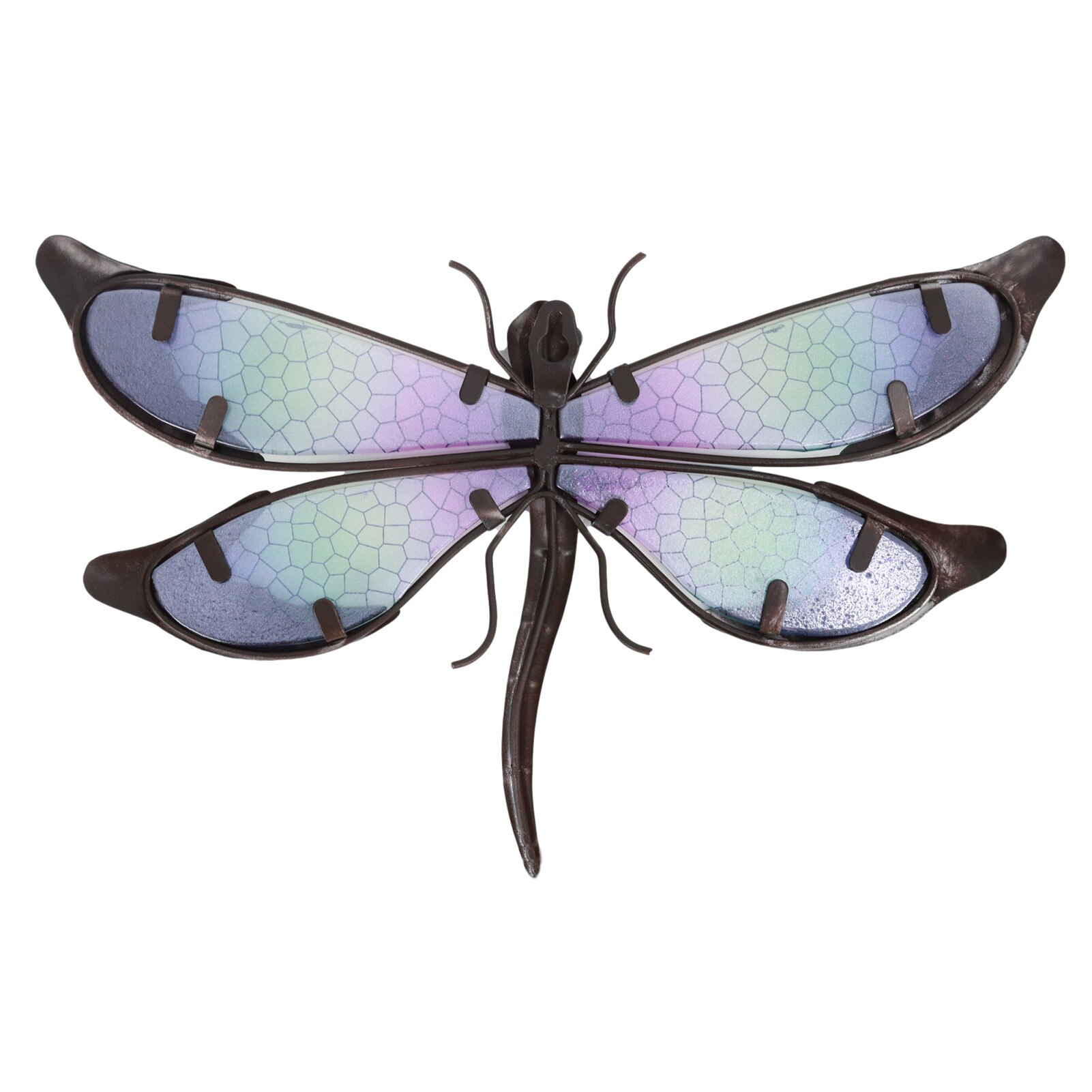 Glass and Metal Dragonfly Wall Art Decor Glass and Metal Dragonfly Wall Art Decor