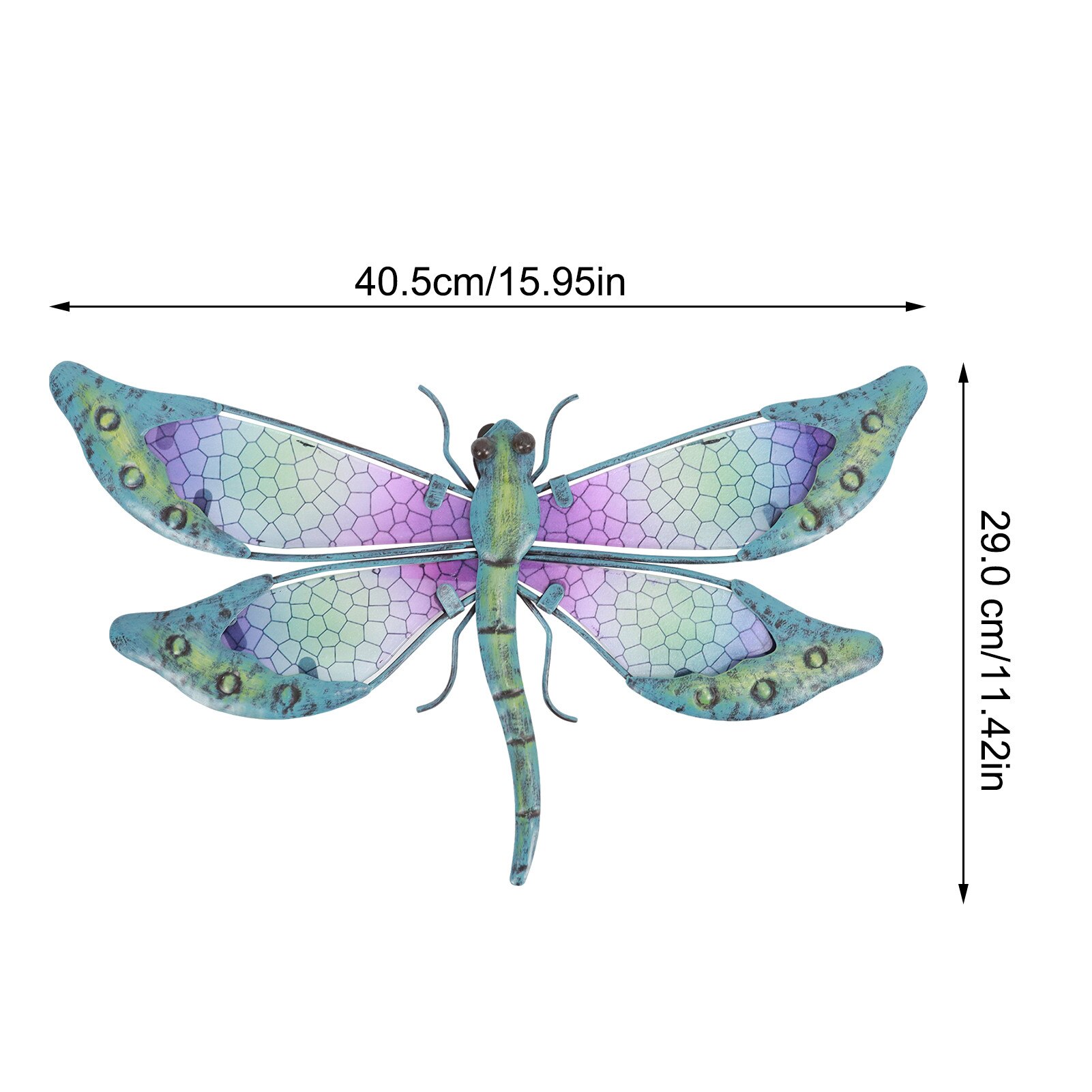 Glass and Metal Dragonfly Wall Art Decor Glass and Metal Dragonfly Wall Art Decor