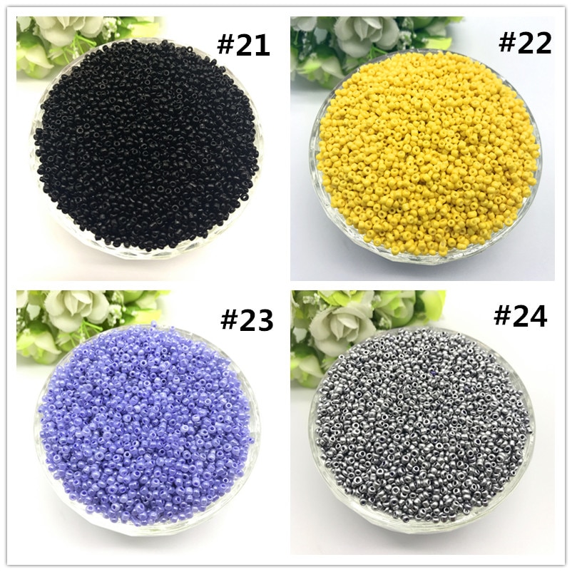 Glass Beads DIY Jewelry Accessories (1000 pieces)