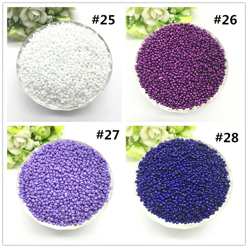 Glass Beads DIY Jewelry Accessories (1000 pieces)