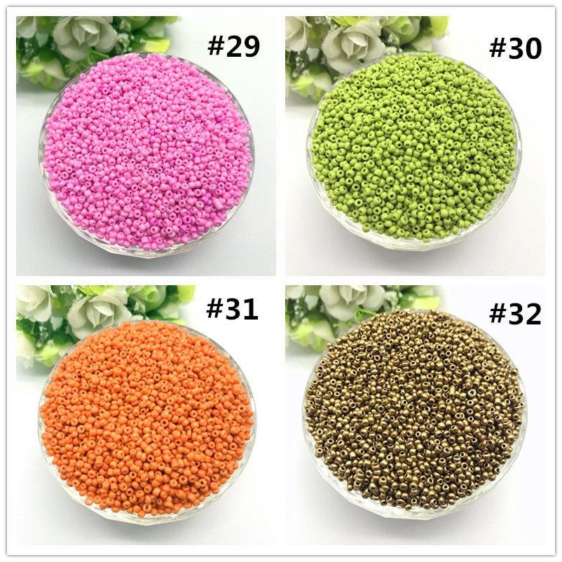 Glass Beads DIY Jewelry Accessories (1000 pieces)
