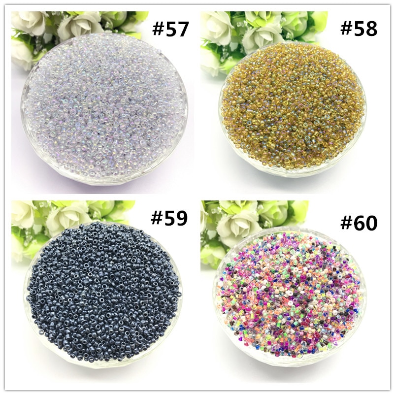 Glass Beads DIY Jewelry Accessories (1000 pieces)
