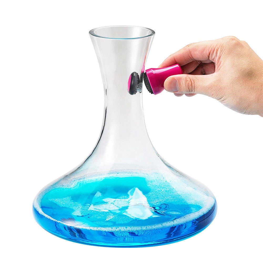 Glass Bottle Magnetic Spot Scrubber Glass Bottle Magnetic Spot Scrubber