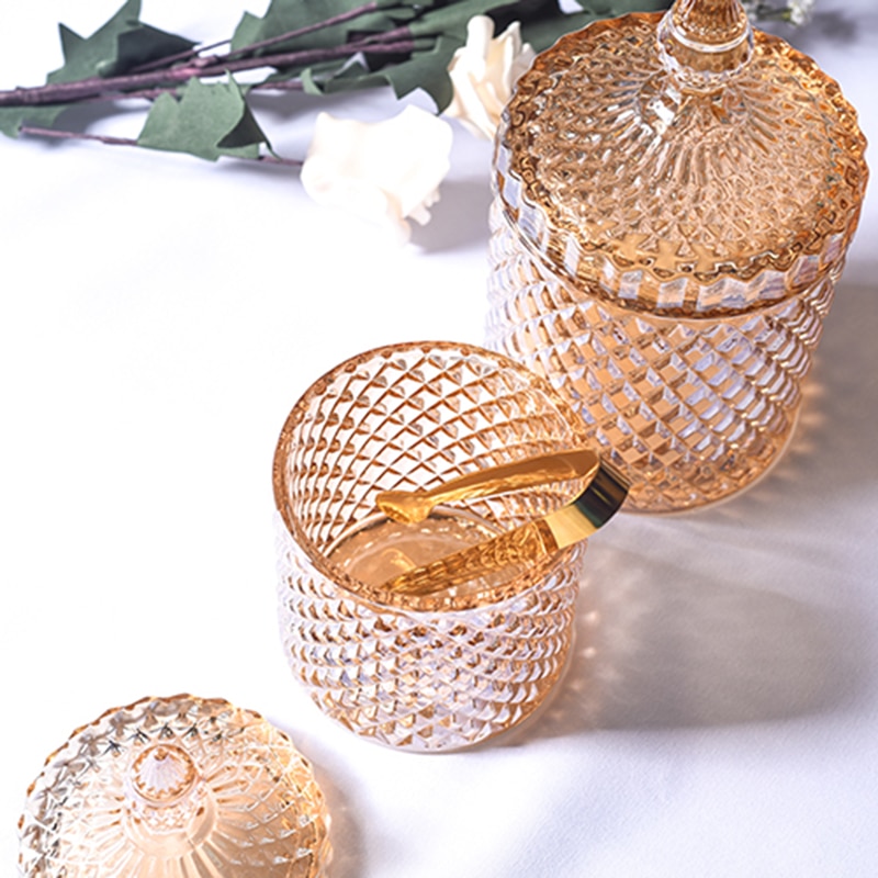 Glass Candy Jar with Lid