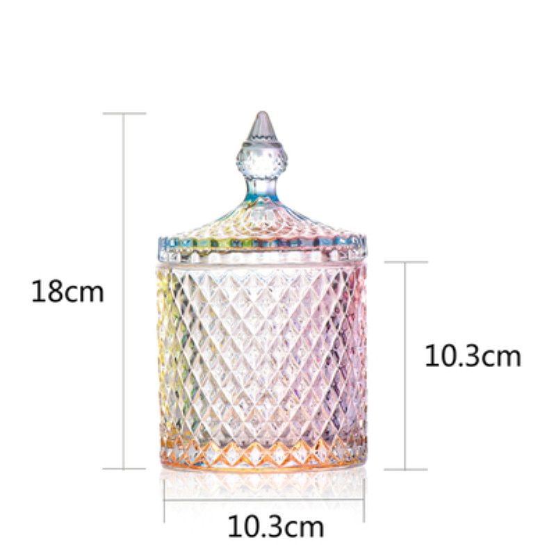 Glass Candy Jar with Lid