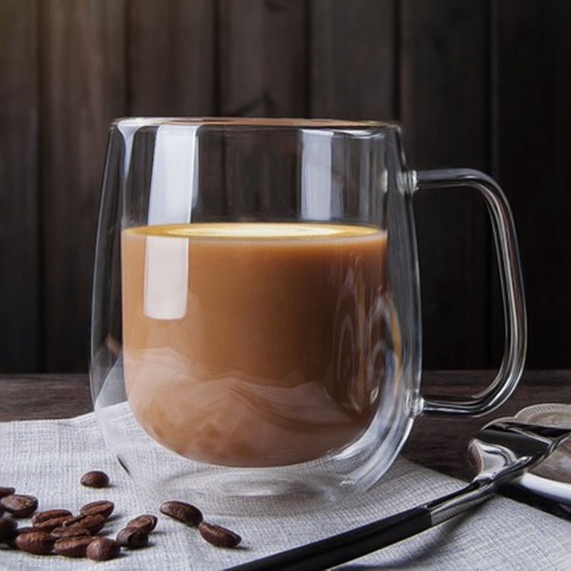 Glass Coffee Mugs Double Wall Drinkware