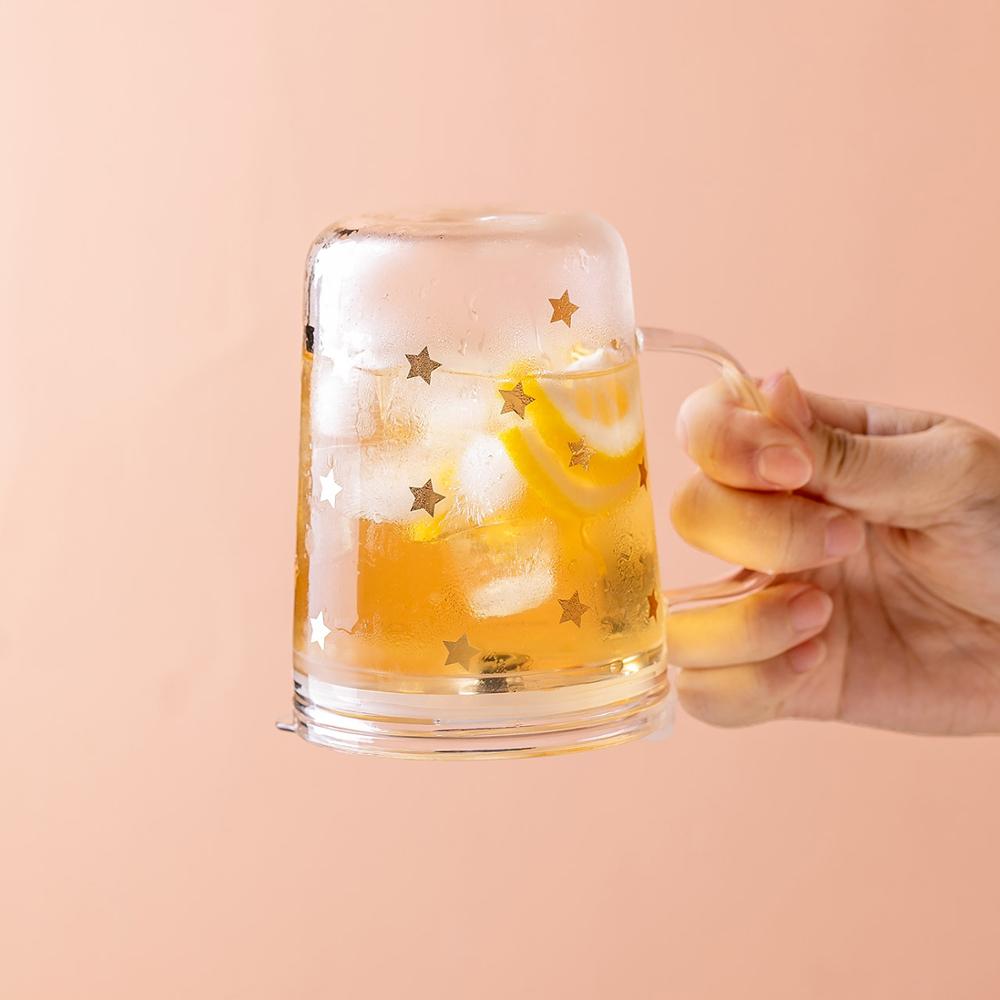 Glass Cup with Lid and Straw Glass Cup with Lid and Straw