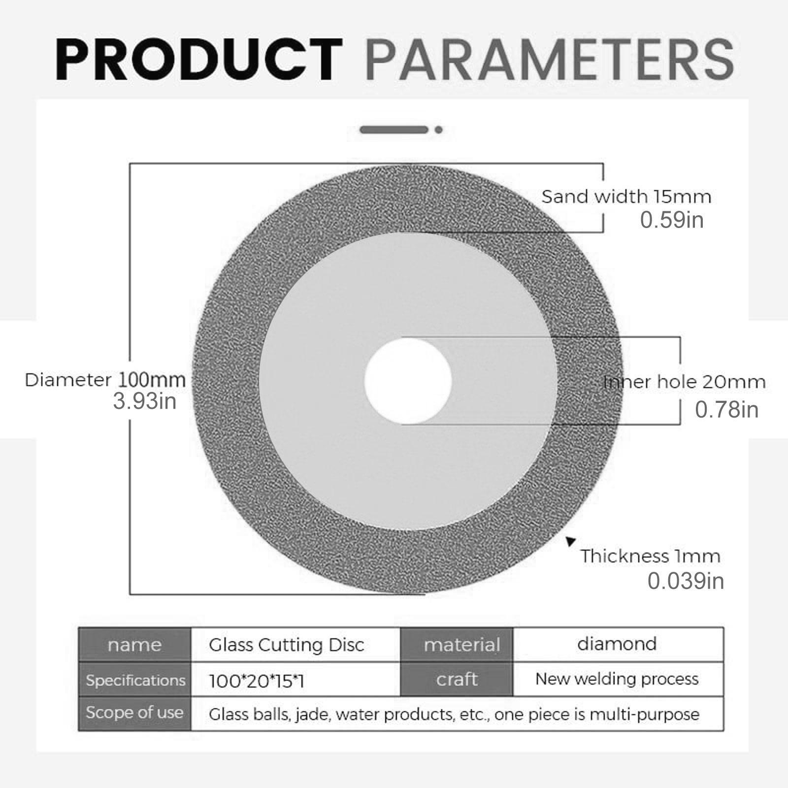 Glass Cutting Discs 4inch Ultra Thin Diamond Saw Blade Wheel 100mm Ceramic Marble Polishing Cutting Blade Glass Cutting Discs 4inch Ultra Thin Diamond Saw Blade Wheel 100mm Ceramic Marble Polishing Cutting Blade