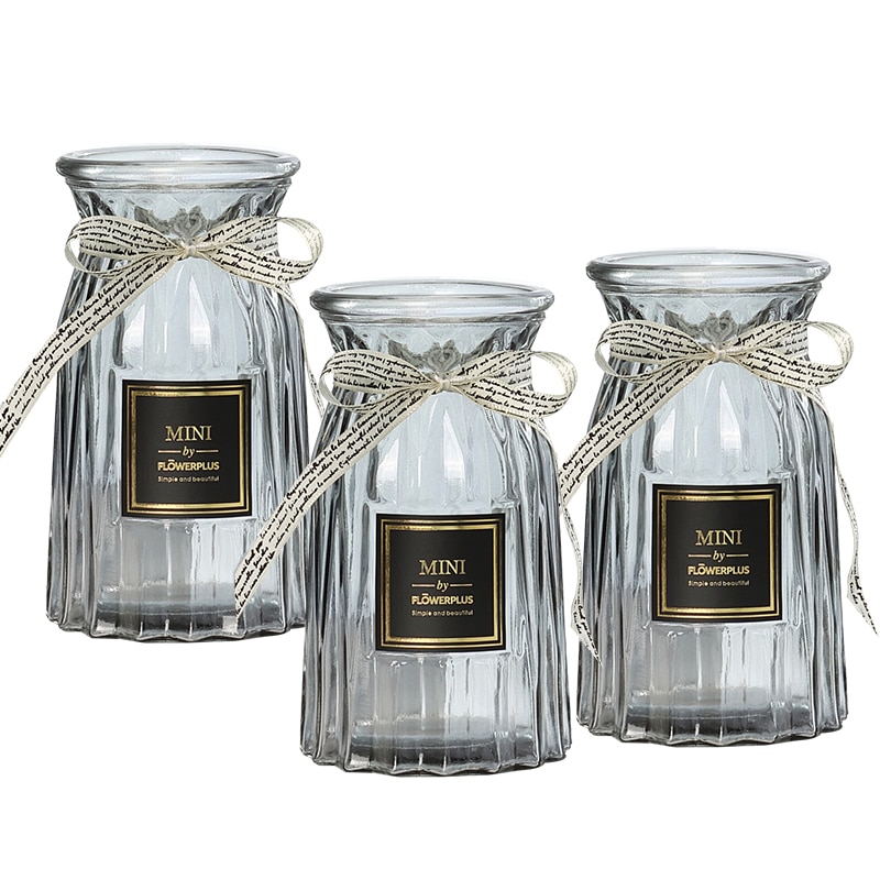 Glass Flower Vase Home Decoration