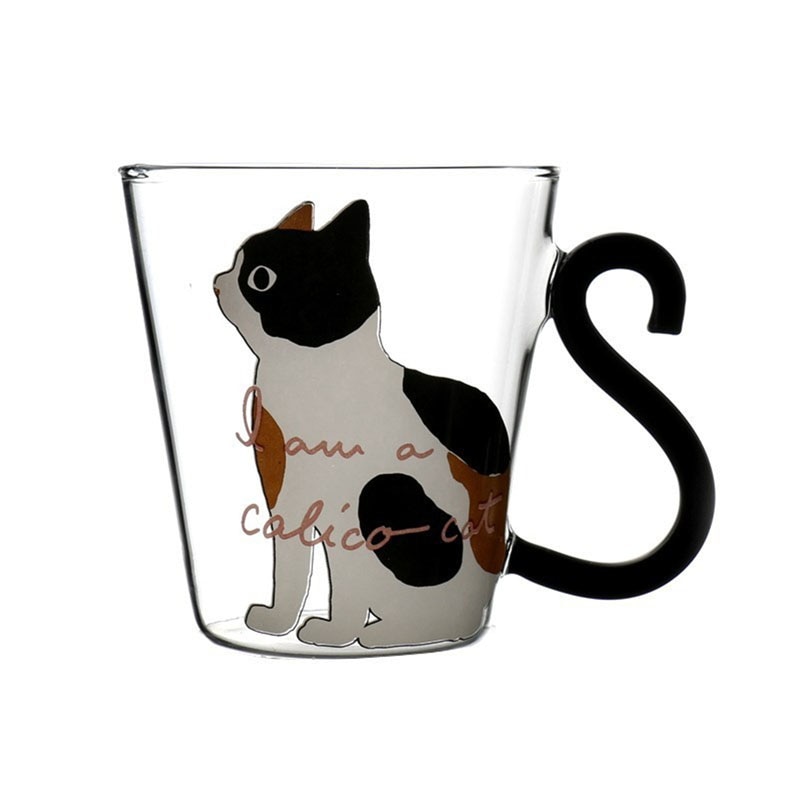 Glass Mugs Cat Creative Cups Glass Mugs Cat Creative Cups