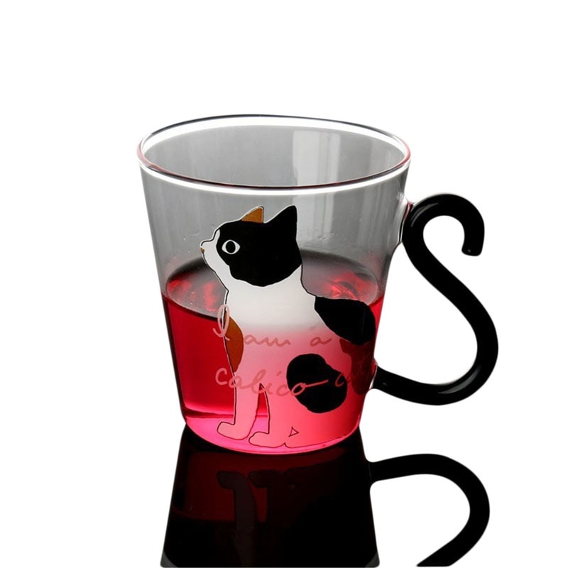 Glass Mugs Cat Creative Cups Glass Mugs Cat Creative Cups