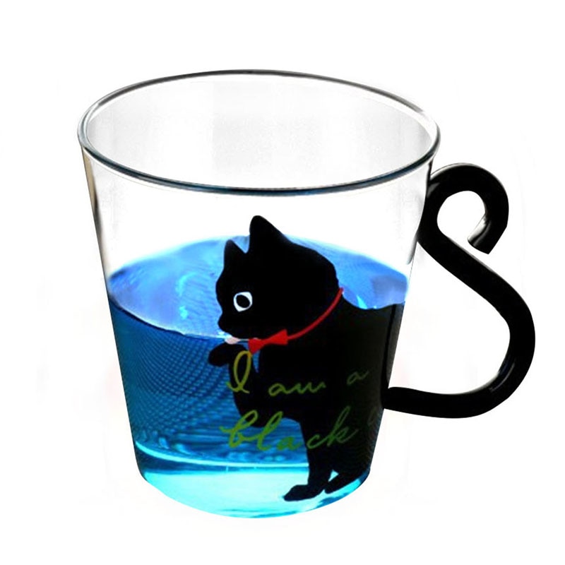 Glass Mugs Cat Creative Cups Glass Mugs Cat Creative Cups