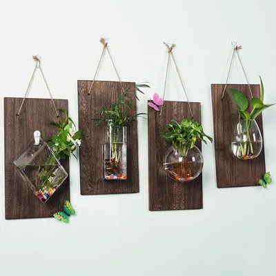 Glass Plant Pots Wall Vase Glass Plant Pots Wall Vase