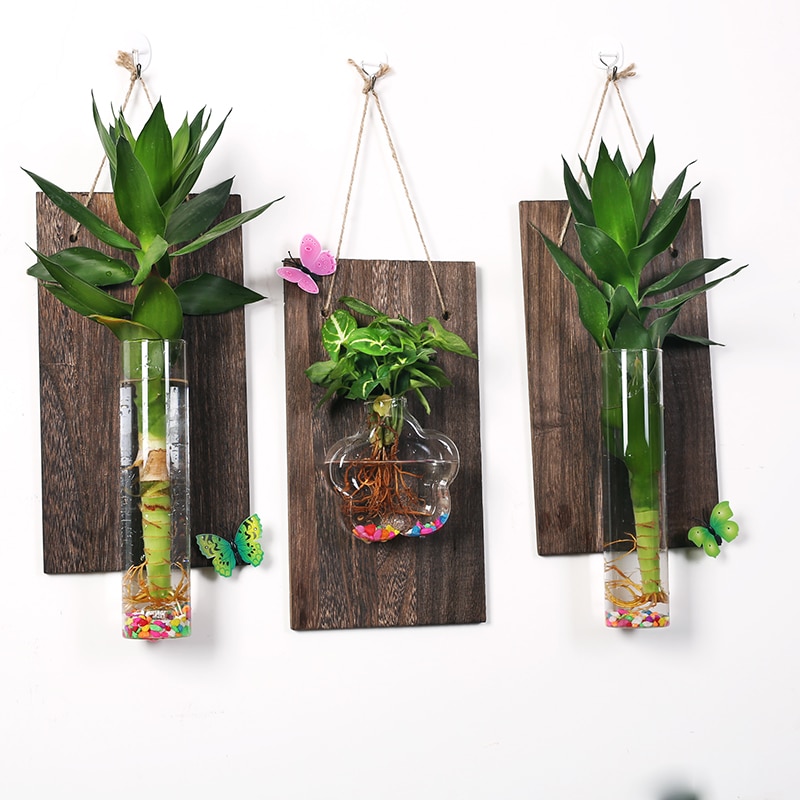 Glass Plant Pots Wall Vase Glass Plant Pots Wall Vase