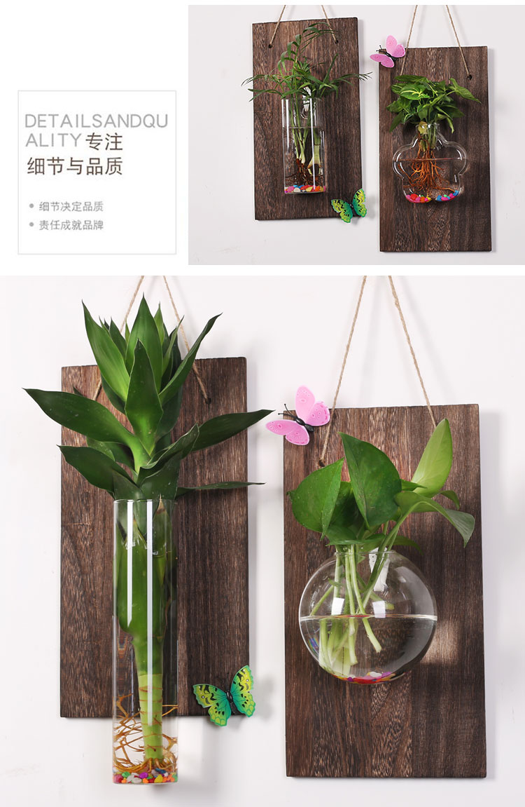 Glass Plant Pots Wall Vase Glass Plant Pots Wall Vase