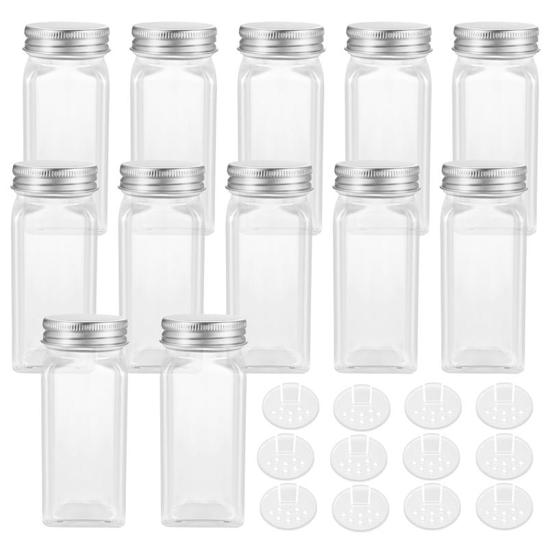 Glass Spice Jars 12PC Set Glass Spice Jars 12PC Set